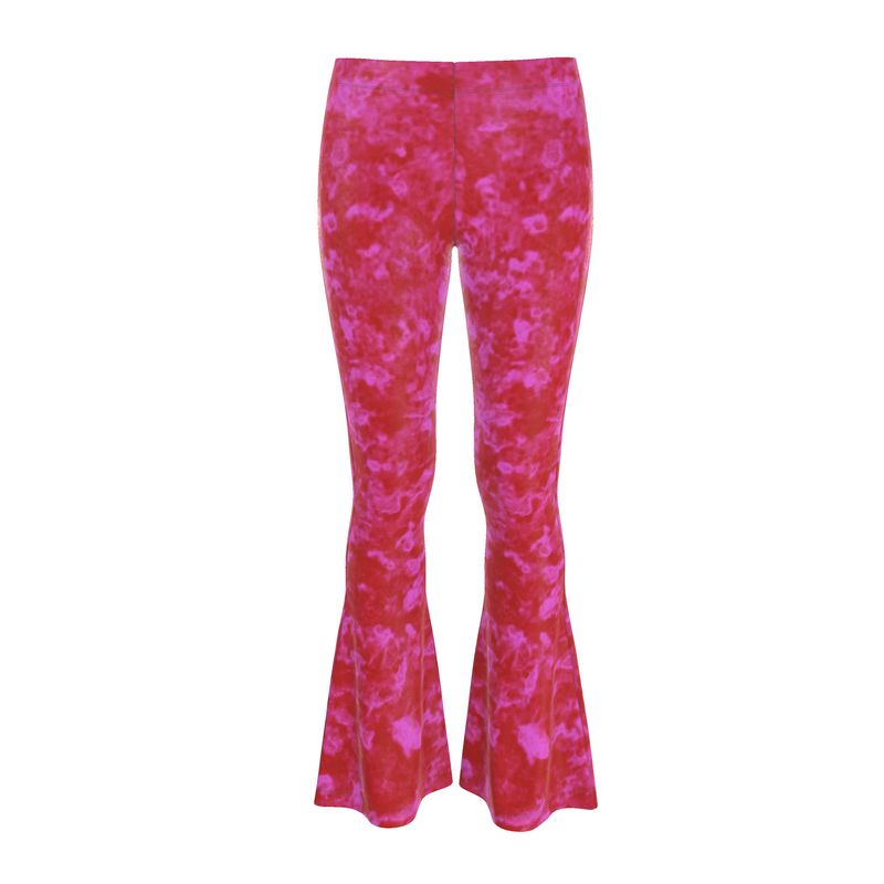 SARA BELLUM HIGH-WAISTED FLARE LEGGINGS - INFREQUENT FREQUENCY-Infrequent frequency