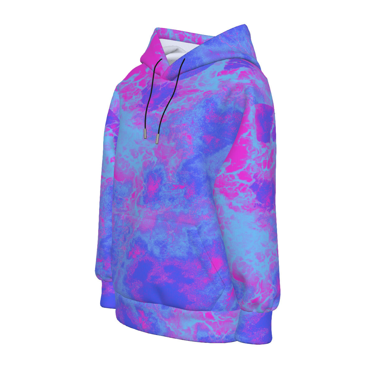COSMIC SEAFOAM KAWAII HOODIE (DEEP BLUE) - INFREQUENT FREQUENCY-Infrequent frequency