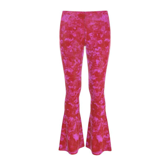 SARA BELLUM HIGH-WAISTED FLARE LEGGINGS - INFREQUENT FREQUENCY-Infrequent frequency