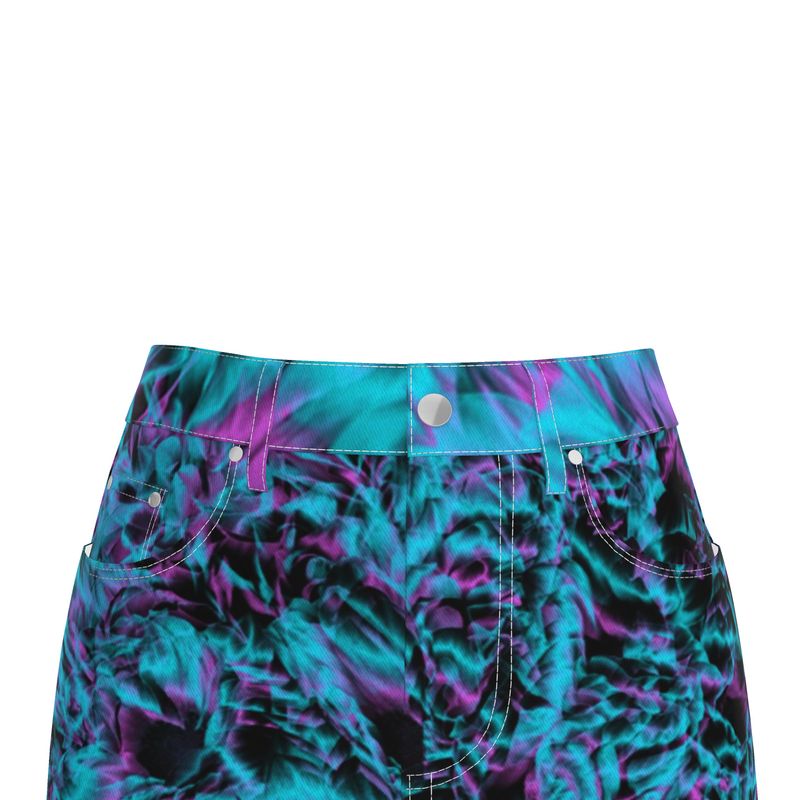 KAIJU SKIN DENIM SKIRT
