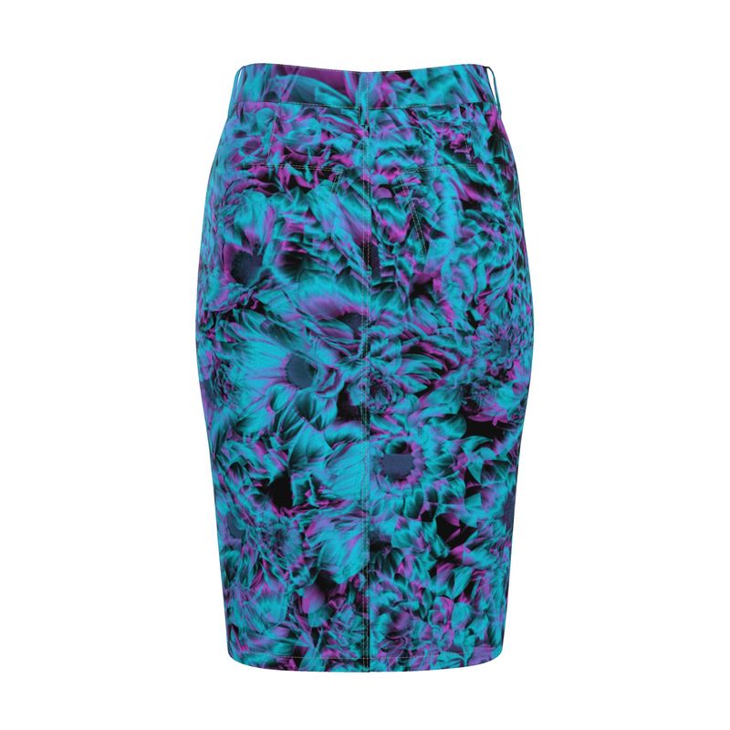 KAIJU SKIN DENIM SKIRT