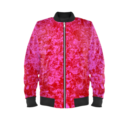 SARA BELLUM SATIN ON SATIN BOMBER - INFREQUENT FREQUENCY-Infrequent frequency