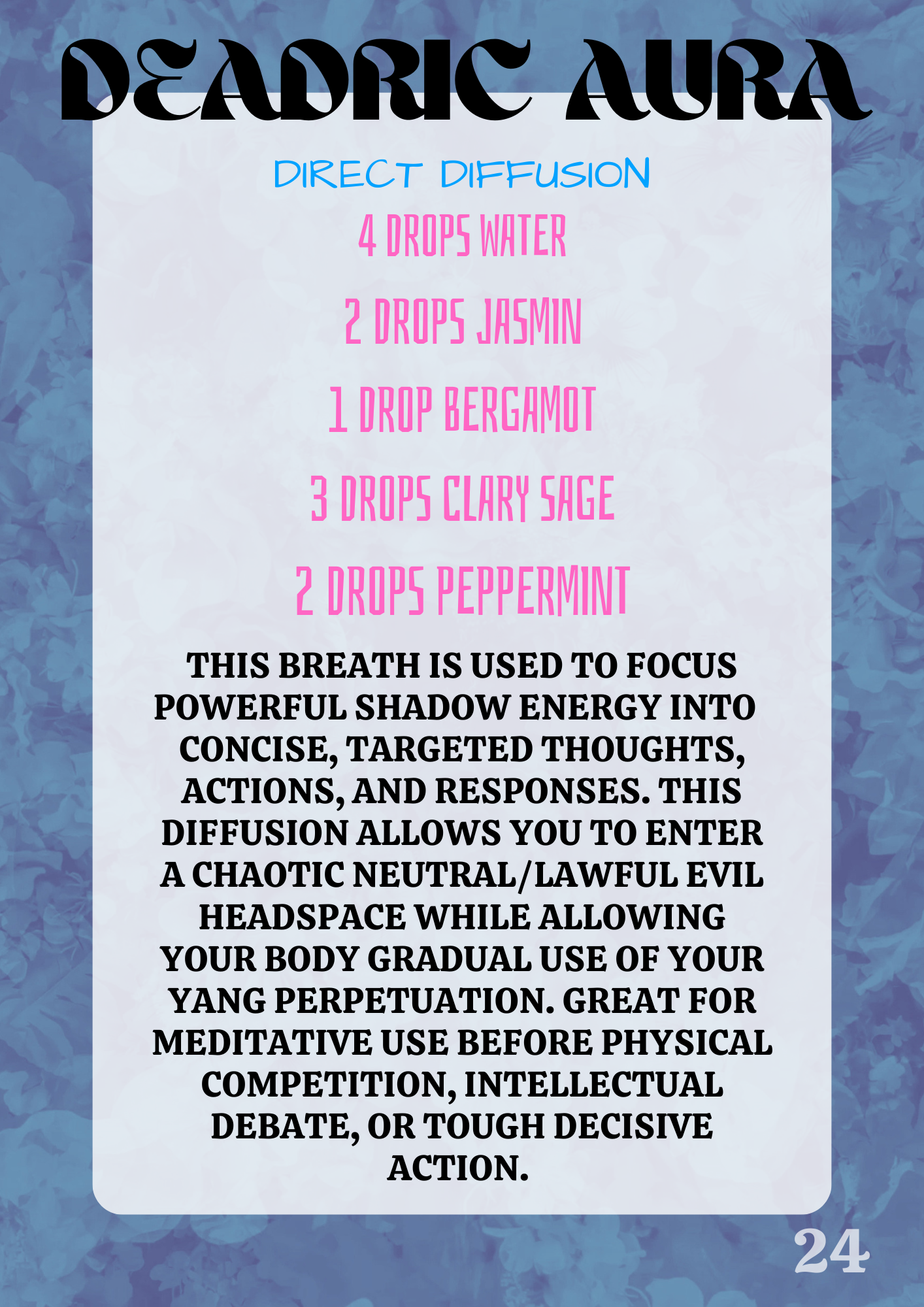 Breaths & Brews: Uplifting Essential Oil Mixtures for Mind and Body [PDF] - INFREQUENT FREQUENCY-Infrequent frequency