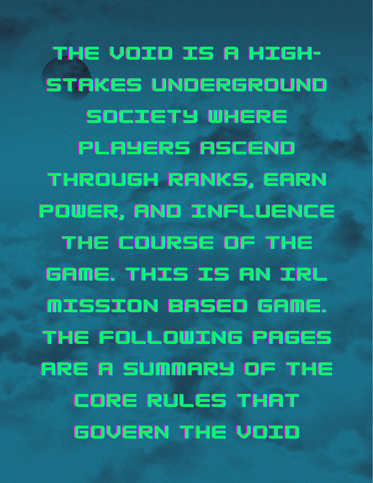 VOID RULES - INFREQUENT FREQUENCY-Infrequent frequency