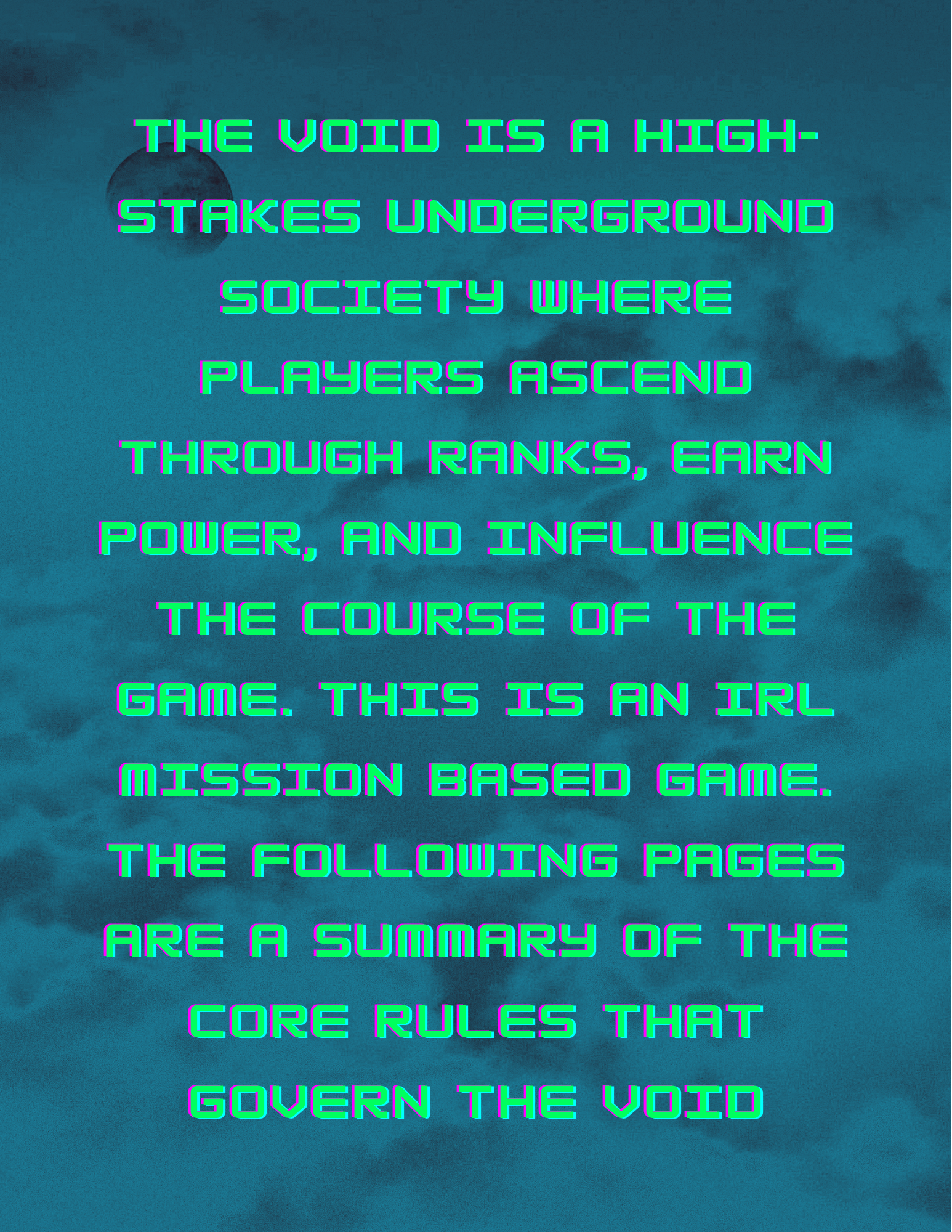 VOID RULES - INFREQUENT FREQUENCY-Infrequent frequency