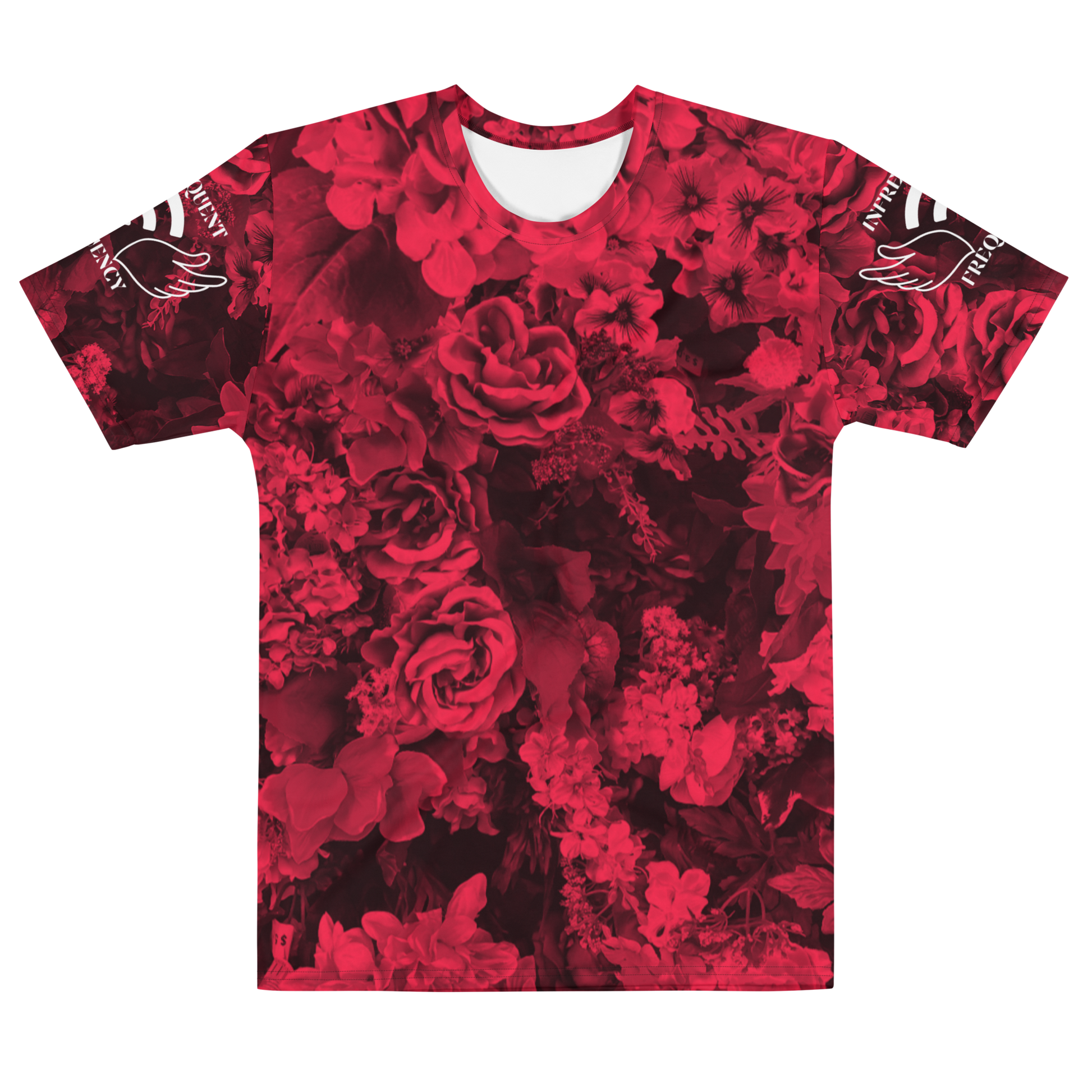 RED ROSES TEE - INFREQUENT FREQUENCY-Infrequent frequency